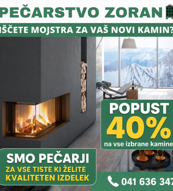 Najugodnejša cena toplozračnih kaminov ta hip!
